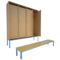 Шкаф для детского сада, 1 секция (на  металлокаркасе)